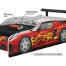 Cama Infantil Sport Car - Branco Fosco/Vermelho - 2