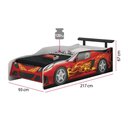 Ver imagem 4 de Cama Infantil Sport Car - Branco Fosco/Vermelho