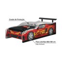 Ver imagem 3 de Cama Infantil Sport Car - Branco Fosco/Vermelho