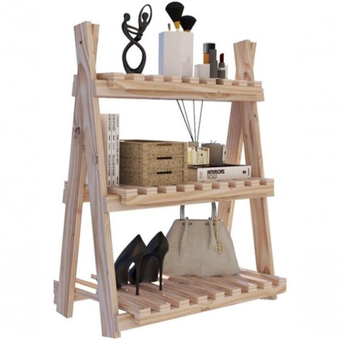  sapateira Madeira Pinus Design Escada Dupla  