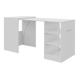 Aparador com Mesa Dobrável Cantinho do Café Ibiza Multimóveis Branco - 5