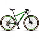 Ver imagem 1 de Bicicleta 29 Dropp Race 12v Suspensão Preto+verde