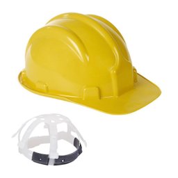 Capacete Epi Segurança Proteção Trabalho Cor Amarelo - 1