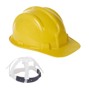 Capacete Epi Segurança Proteção Trabalho Cor Amarelo