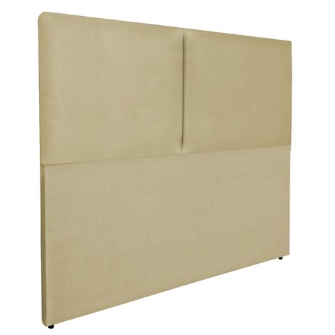 Cabeceira Módulos Cama Box Almofadada Luxo Linho Rbl:solteiro Tradicional/bege
