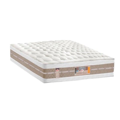 Colchão King Castor Super Molas Ensacadas Pocket Silver Star Air Double Face Euro Pillow (193x203x34) - 