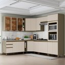 Ver imagem 2 de Cozinha Modulada Évelin 15 Peças Duna Cristal – Henn