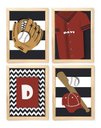 Ver imagem 1 de Kit Quadro Infantil Decorativo Esporte Bola Baseball Quarto Criança Bebê Enxoval Menino