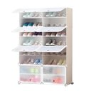 Ver imagem 1 de Sapateira Modular Gigante 32 Pares Armario Organizador Estante de Sapatos Roupas Brinquedos Dupla