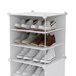 Sapateira Modular Gigante 32 Pares Armario Organizador Estante de Sapatos Roupas Brinquedos Dupla - 3