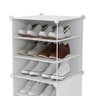 Sapateira Modular Gigante 32 Pares Armario Organizador Estante de Sapatos Roupas Brinquedos Dupla - 3