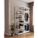 Ver imagem 1 de Guarda Roupa Closet 2 Cabideiros e Prateleiras 