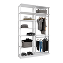 Ver imagem 2 de Guarda Roupa Closet 2 Cabideiros e Prateleiras 