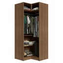 Ver imagem 5 de Guarda-Roupa Modulado de Canto 2 Portas Rustic/Crema Neo Madesa