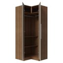 Ver imagem 4 de Guarda-Roupa Modulado de Canto 2 Portas Rustic/Crema Neo Madesa