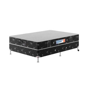 Cama Box Casal Bio Sonno Spubio Incofal Preto 138x188x43cm