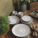 Ver mais imagens de Conjunto 12 Pratos Fundos Porcelana 21cm Tramontina Lineare