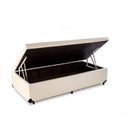 Ver imagem 2 de Cama Box Baú Solteiro Conforto Sintético Bege + Colchão Solteiro Conforto Espuma D33 26x88x188