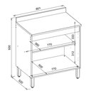 Ver imagem 2 de Balcão 80cm Plena 2 Portas Cinamon Touch Nude Prime Tx Demóbile