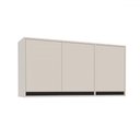 Ver imagem 1 de Armário Aéreo Cozinha 120 Cm Koya 3 Portas Creme - Politorno