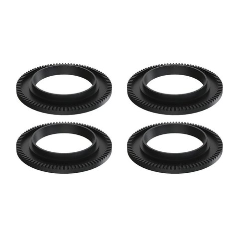 Kit 4 Espalha Chama de Fogão Queimador Duplo Ferro 17,5cm