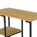 Ver imagem 5 de Mesa Escritório com Estante Baixa Nic 900 Mm Preto Naturale