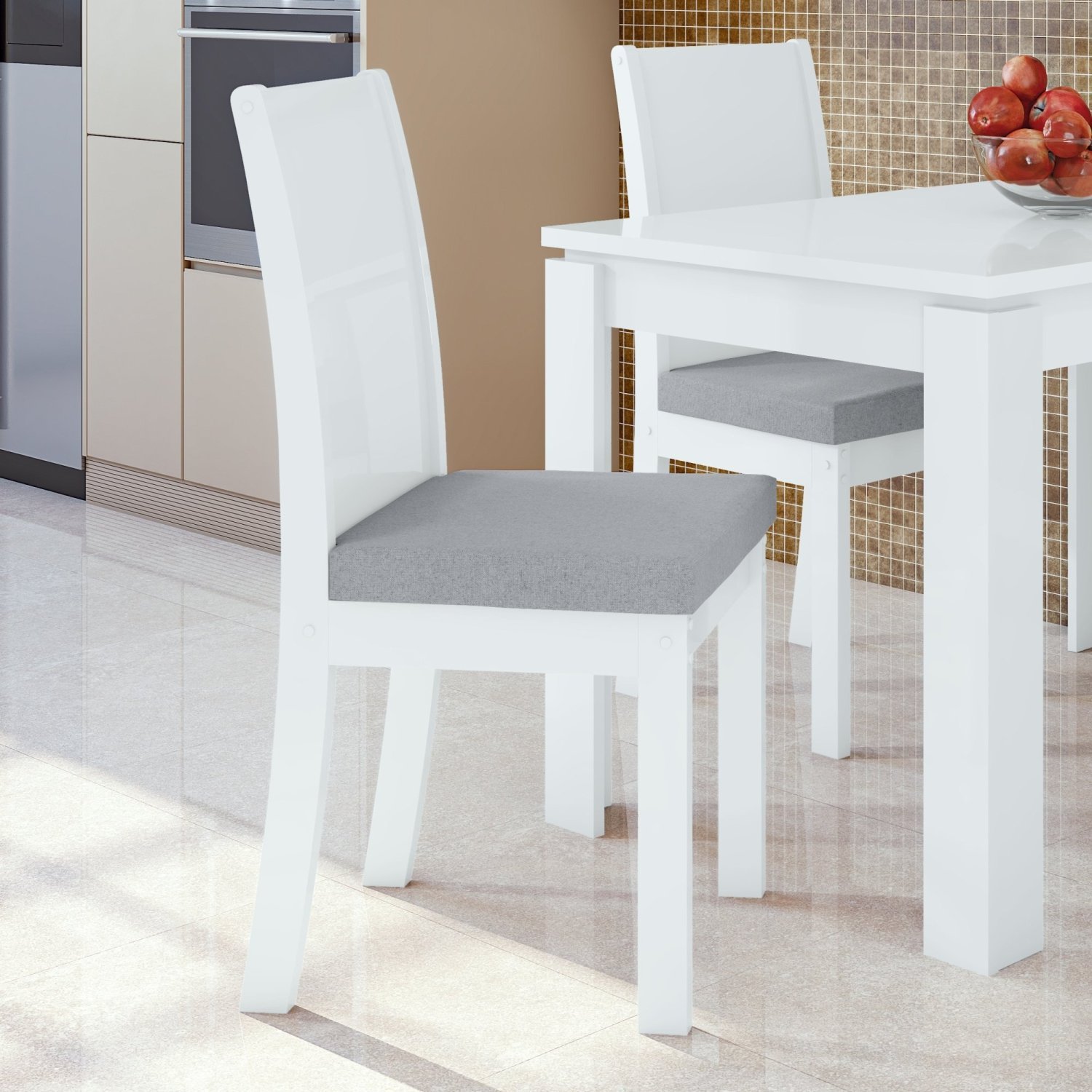 Conjunto 2 Cadeiras Athenas Móveis Lopas é boa?