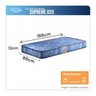 Colchão Solteirão Supreme D20 Gazin Sonolar 88x188x12cm 100% Espuma Inmetro - 4