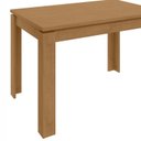 Ver imagem 5 de Mesa de Jantar 4 Lugares Madeira Athenas Marrom Amêndoa Clean