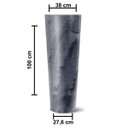 Ver imagem 3 de Vaso de Polietileno Classic Cone 100 Nutriplan Cor Grafite