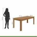 Ver imagem 5 de Mesa de Jantar 6 Lugares Retangular Athenas