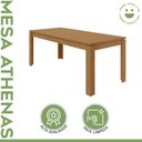Ver mais imagens de Mesa de Jantar 6 Lugares Retangular Athenas 