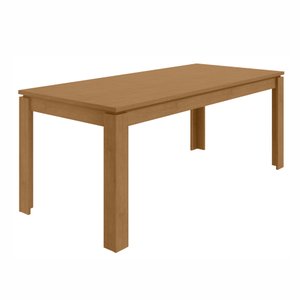 Mesa de Jantar 180x90cm Tampo MDP Athenas 