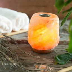 Difusor de Aroma Natural Luminária Terapêutica Sal Rosa Himalaia - 3