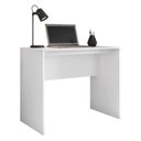 Ver imagem 2 de Mesa Escrivaninha Frisada 90cm Milan Branca