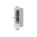 Ver imagem 4 de Gabinete de Cozinha Modulado Balcão Americana C/ Porta Toalha S/ Tampo Branco - Henn