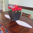 Ver imagem 4 de Vaso Planta 30x30 Moderno Trapézio Polietileno BGPLASTICOS V8 MARROM CHOCOLATE 020