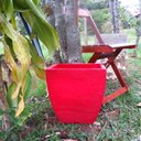 Ver imagem 6 de Vaso Planta 30x30 Moderno Trapézio Polietileno BGPLASTICOS V8 MARROM CHOCOLATE 020