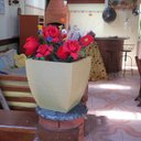 Ver imagem 2 de Vaso Planta 30x30 Moderno Trapézio Polietileno BGPLASTICOS V8 MARROM CHOCOLATE 020