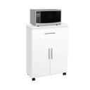 Ver imagem 1 de Balcão Armário Multiuso Micro-ondas para Cozinha Aurora Branco 2 Portas e 1 Gaveta