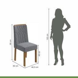 Conjunto 2 Cadeiras Exclusive Móveis Lopas - 6