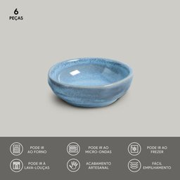 CONJUNTO C/ 6 RAMEQUIM MÉDIO ORGÂNICO BREEZE 9x3 cm - 3
