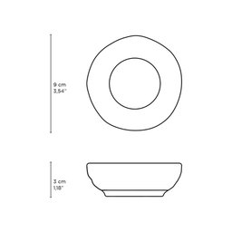 CONJUNTO C/ 6 RAMEQUIM MÉDIO ORGÂNICO BREEZE 9x3 cm - 6