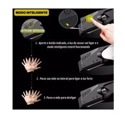 Lanterna De Cabeça Led Recarregável Fita Ajustável Usb - 2
