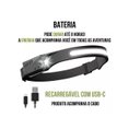 Ver imagem 4 de Lanterna De Cabeça Led Recarregável Fita Ajustável Usb