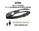 Ver imagem 4 de Lanterna De Cabeça Led Recarregável Fita Ajustável Usb