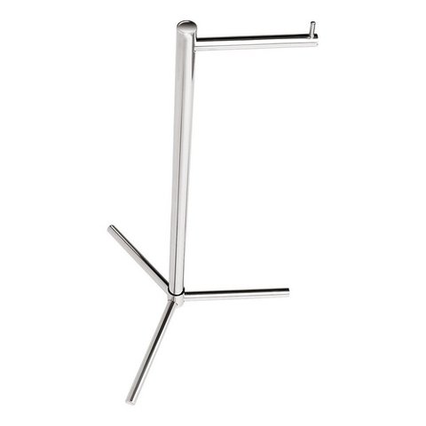 Papeleira De Piso Tripé Aço Inox - Kromus RD0108