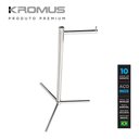 Ver imagem 2 de Papeleira De Piso Tripé Aço Inox - Kromus RD0108