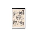 Ver imagem 1 de POSTER C/ MOLDURA E PASSEPARTOUT LE JAZZ REVUE DES CHAPEAUX BTC Decor