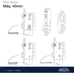 Fechadura Externa Victoria 108449/40-Z Zce - 2